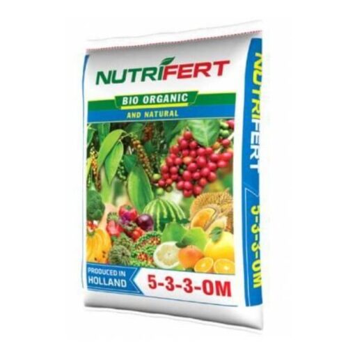 Phân hữu cơ Nutrifert 5-3-3+65 mặt cạnh phải