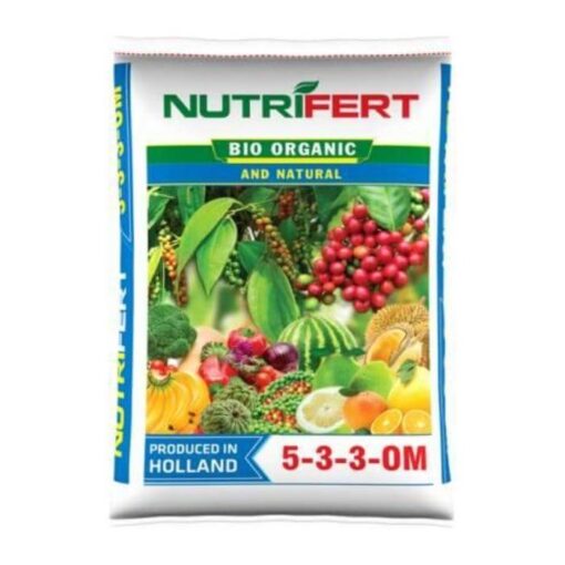 Phân hữu cơ Nutrifert 5-3-3+65 mặt trước