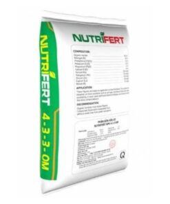 Phân hữu cơ NUTRIFERT 4-3-3+65 mặt sau nghiêng 2