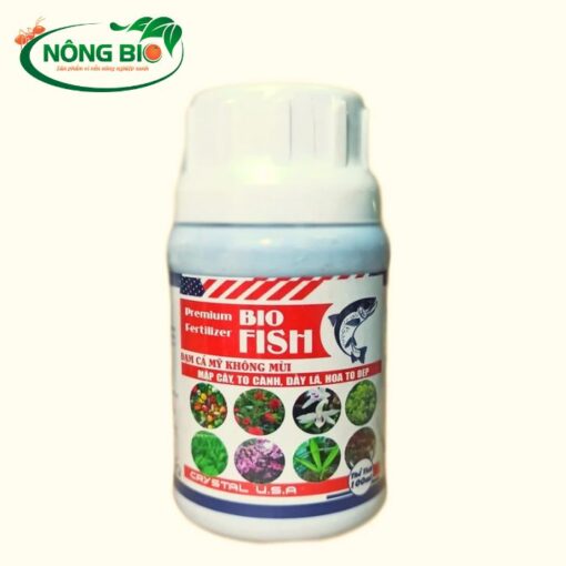 Đạm cá Mỹ Bio Fish là phân bón hữu cơ được sản xuất từ 100% bột cá, cung cấp cho cây trồng nguồn dinh dưỡng thiết yếu, hỗ trợ giúp thân cây to mập, dày lá, hoa to đẹp. 